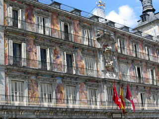 Obraz premium painted house in madrid