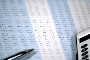 Obraz premium bussines and financial report