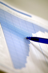 financial and bussines chart