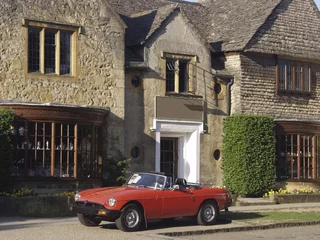 Peel and stick wall murals Old cars gloucestershire cotswolds broadway village