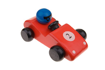 Fototapeta premium red toy race car