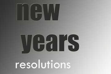 new years resolutions