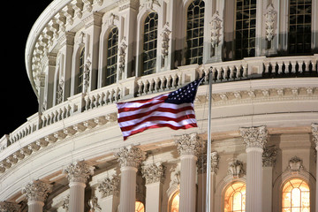 flag at capitol