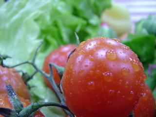 fresh tomato closeup