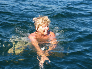 schwimmer im meer © Carina Hansen