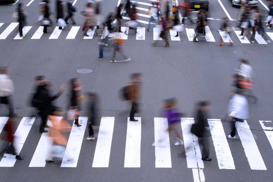 People Crossing The Street