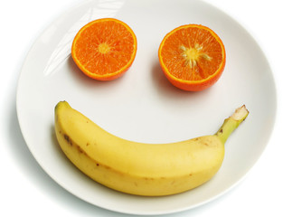 happy fruit face
