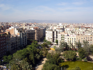 Fototapeta na wymiar views of barcelona