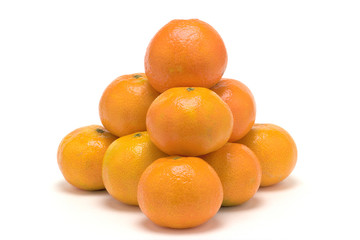 clémantines en pyramide