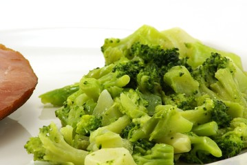 broccoli and butter