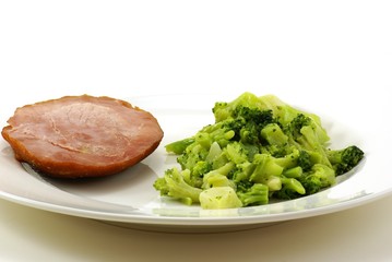 ham and broccoli