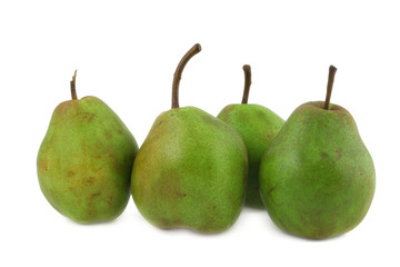green pears on white #3