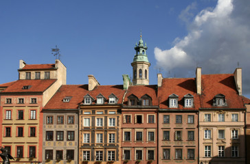 old town colorful houses