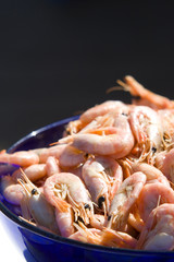 bowl of shrimps