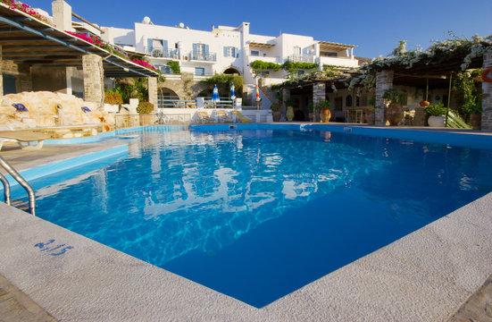 paros hotel pool