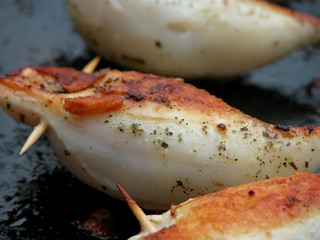 barbecued squid