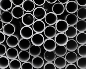 large plastic pipes