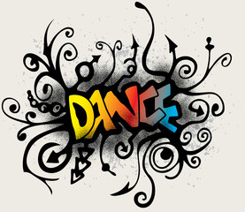 dance - graffiti style