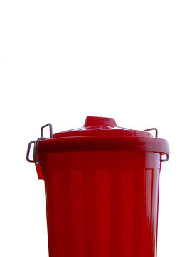 rote m&uuml;lltonne