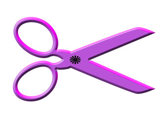 pink scissors