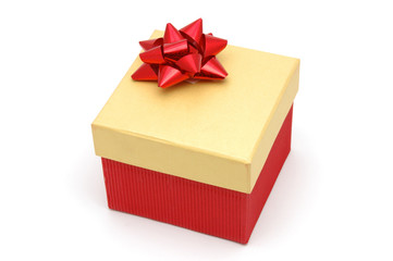 present box with bow