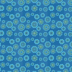 blue pattern