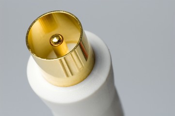 white coaxial cable