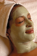 spa aroma organic facial masque