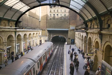 Deurstickers Londen ondergronds © Windowseat