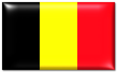 Obraz premium belgien fahne belgium flag