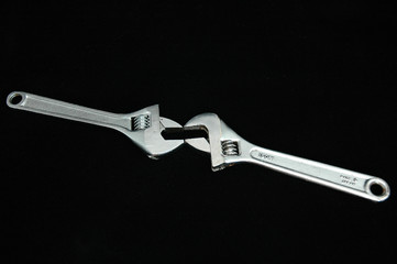 Obraz premium two adjustable spanners