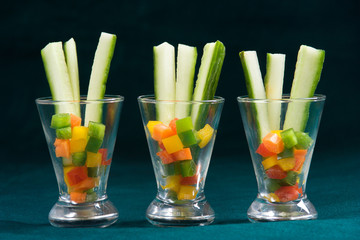 appetizer glasses