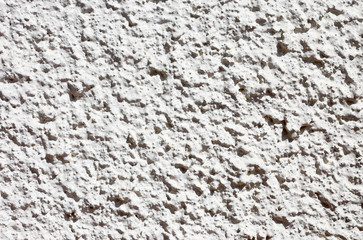 white stucco wall