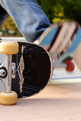 skateboard abstract