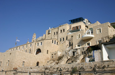 old jaffa (yaffo) port - view from the sea