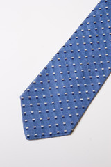 single blue tie