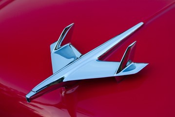 55 belair hood ornament