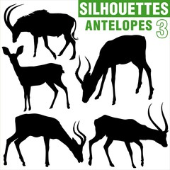 silhouettes antelopes 3