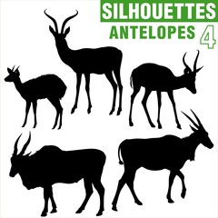 silhouettes antelopes 4