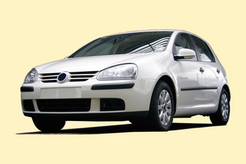 white car