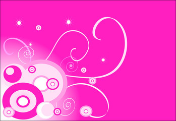 pink background(circles)