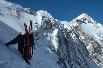 sur les pentes du taillon - obrazy, fototapety, plakaty