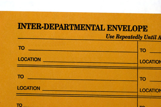 interdepartmental envelope