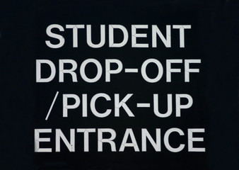 student sign