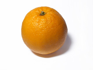 orange over white