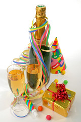 fête du nouvel an champagne