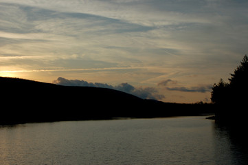 sunset dam