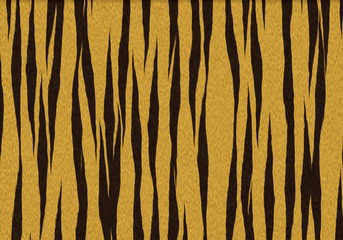 tiger fell fur