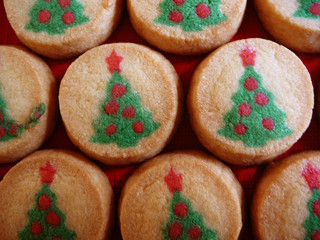 christmas tree cookies