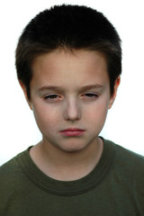 sad kid.